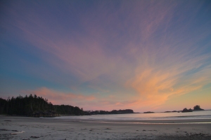 Sunset_West beach_Calvert Island_british columbia